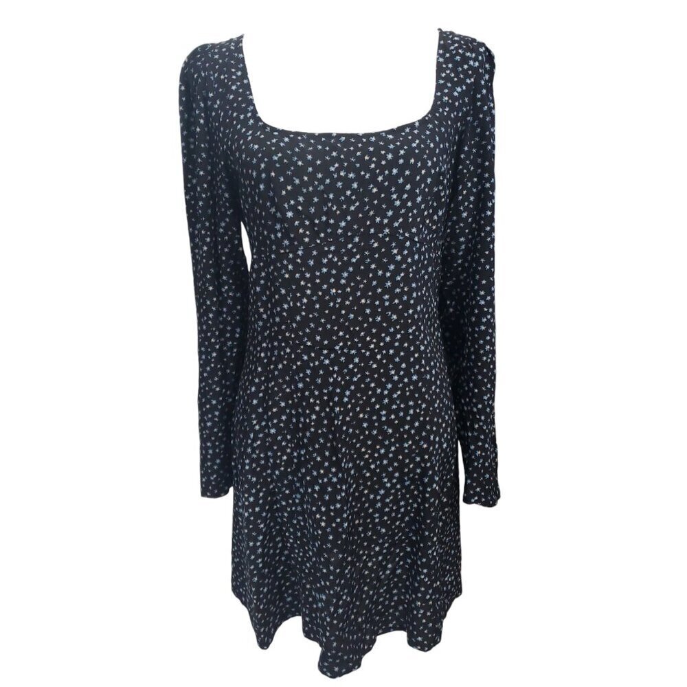 Madewell Womens Long Sleeve Floral Print Dress 4